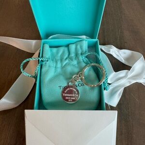 Tiffany & C Round Dangle key Ring